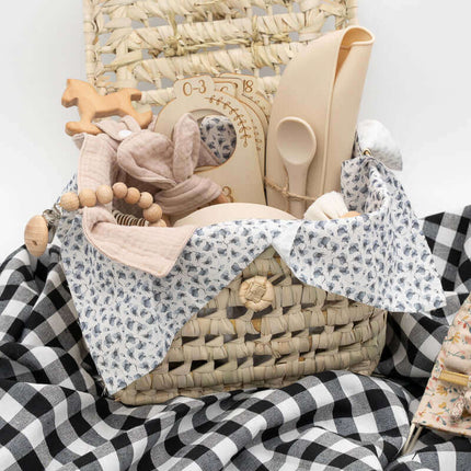 Canastilla Bebé Beige Personalizada - Beige