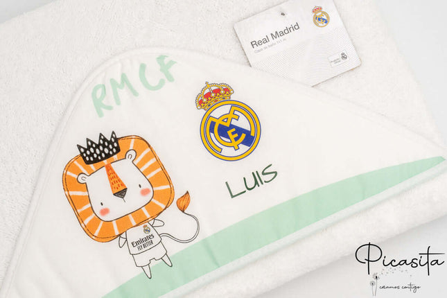 Capa de Baño para Bebe del Real Madrid