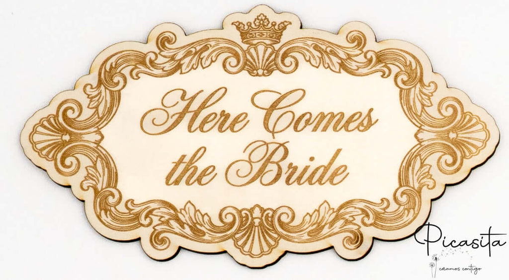 Cartel Aqui Llega la Novia
