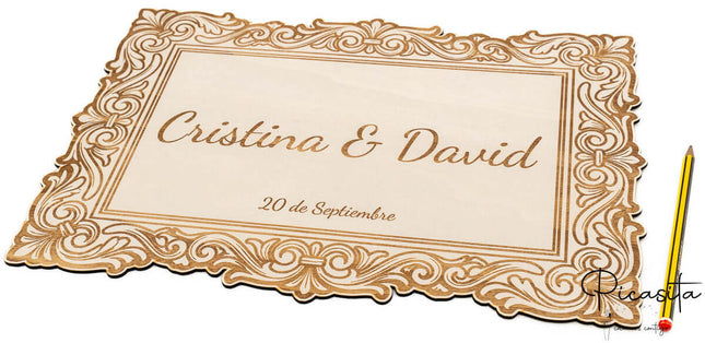 Carteles en Madera Grabada