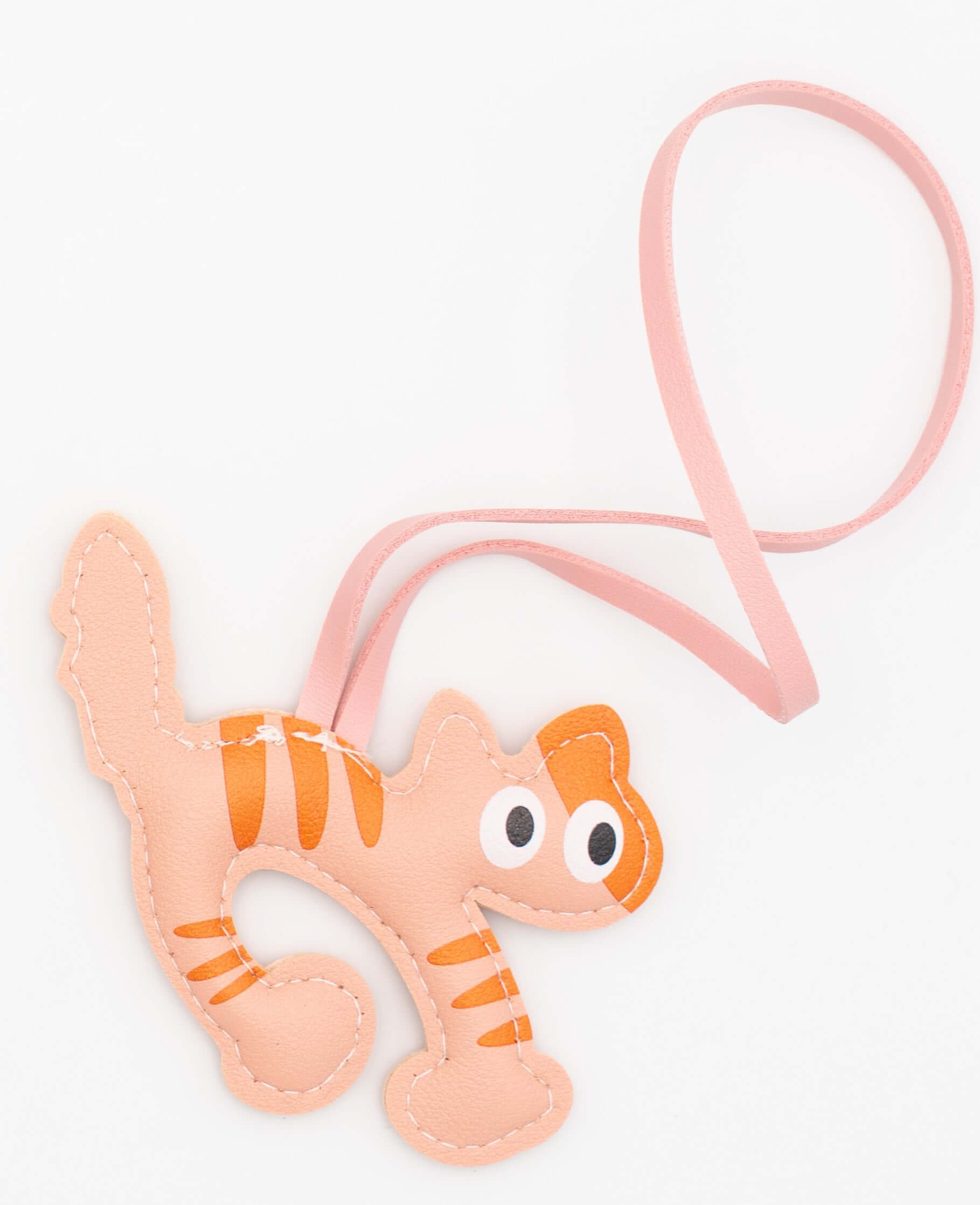 Colgantes para Bolsos de Cuero PU Gatos Rosa Claro