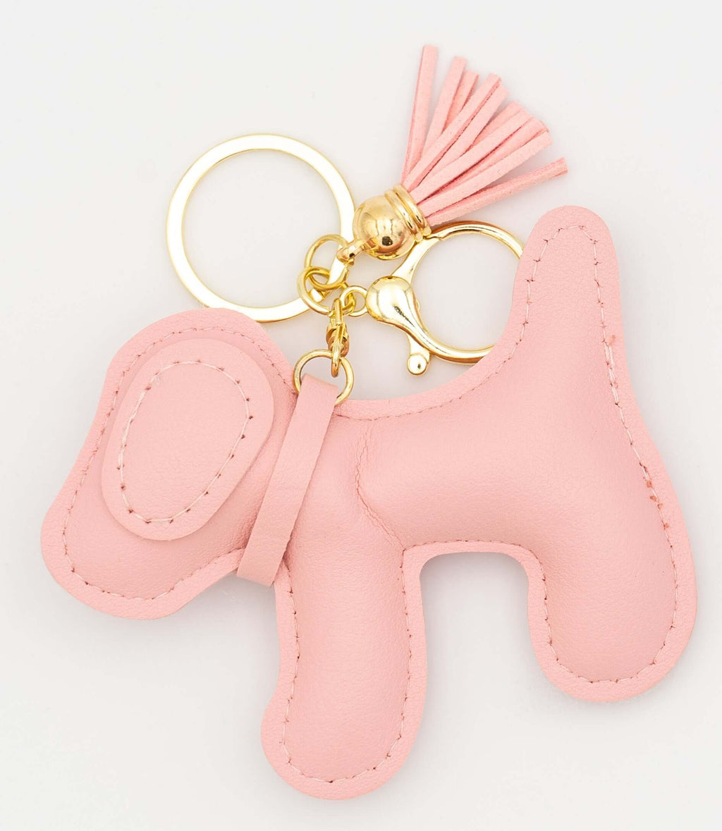 Colgantes para Bolsos de Cuero PU Otros Perros Rosa Claro