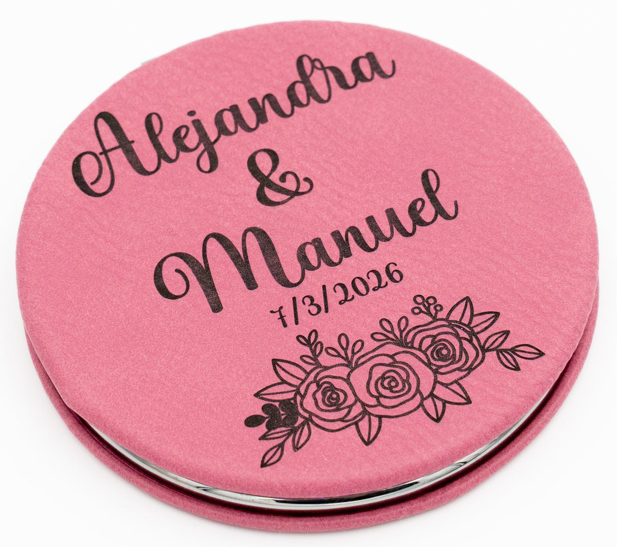 Espejos Personalizados Acero y Cuero PU