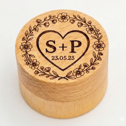 Caixa para Alianças de Casamento e Noivado