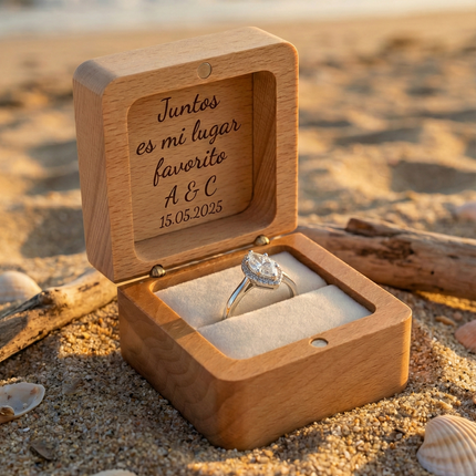 Caixa para Alianças de Casamento e Noivado