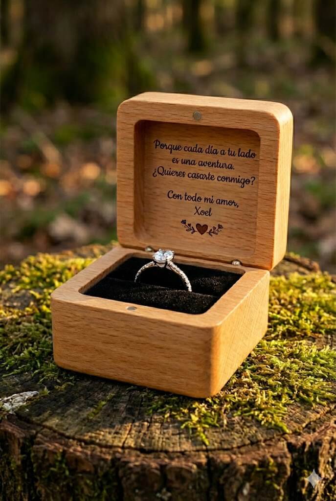 Caixa para Alianças de Casamento e Noivado