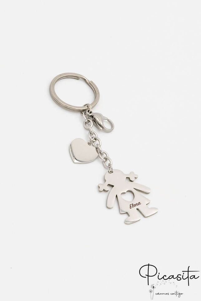 Llavero personalizado de Niña