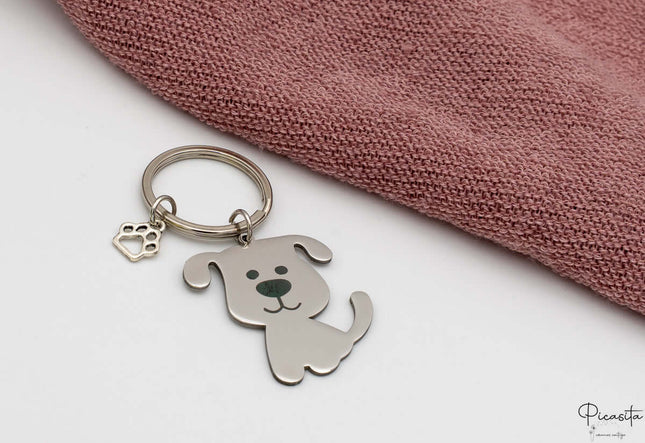 Llavero Perro con Foto y Nombre