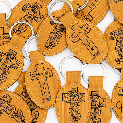 Llaveros de Cuero Sintetico Personalizados