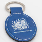 Oval 58x40 mm / Azul - Prata