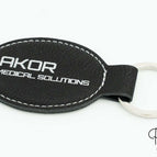 Oval 58x40 mm / Preto - Prata