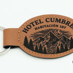 Oval 58x40 mm / Castanho - Preto