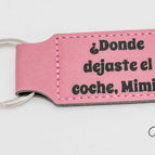 Retangular 50x30 mm / Rosa - Preto