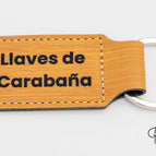 Retangular 50x30 mm / Madeira - Preto