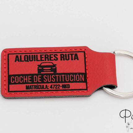 Llaveros de Cuero Sintetico Personalizados