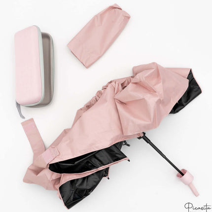 Paraguas Plegable Personalizado Rosa Claro