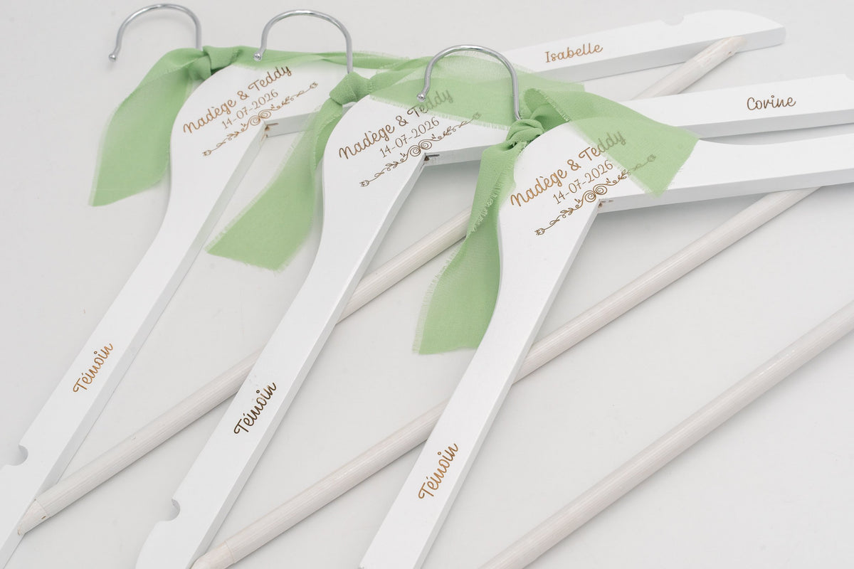 Percha para Testigos de Boda | Regalo para Testigos de Boda