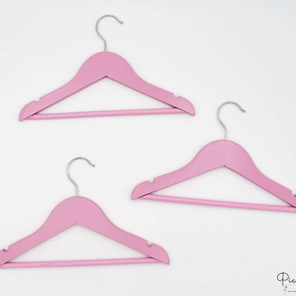 Percha Infantil Personalizada Color Rosa