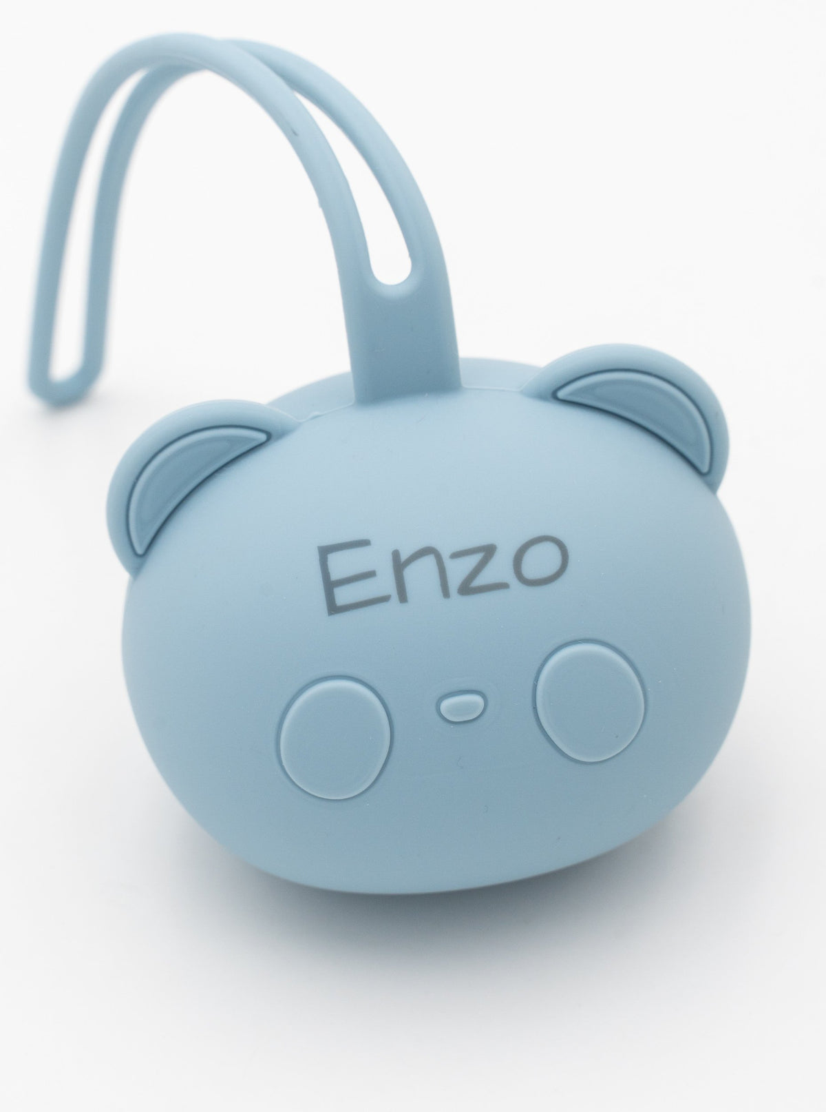 Porta-chupetas de Silicone Personalizado (Ursinho)