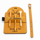 Retangular 3 T-shirts (125 x 80mm) / Bambu - Preto