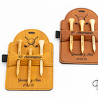 Retangular 3 T-shirts (125 x 80mm) / Couro - Preto