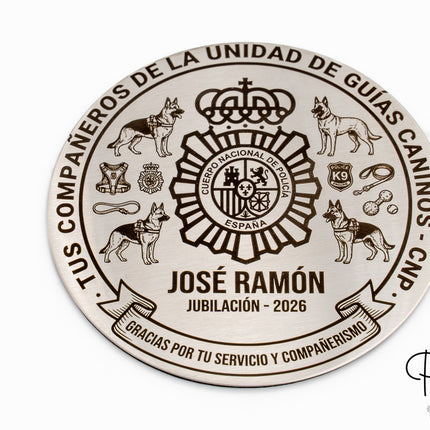 Posavasos de Acero Grabados