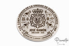 Posavasos de Acero Grabados