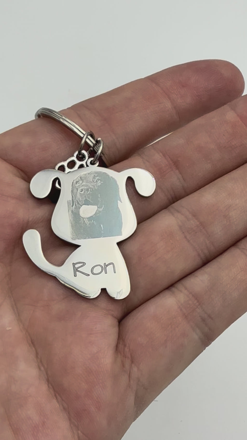 Porta-chaves Cão com Foto e Nome
