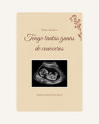 Pré-visualização da placa de madeira Primeira foto para anunciar a gravidez aos avós, com ecografia ilustrativa.