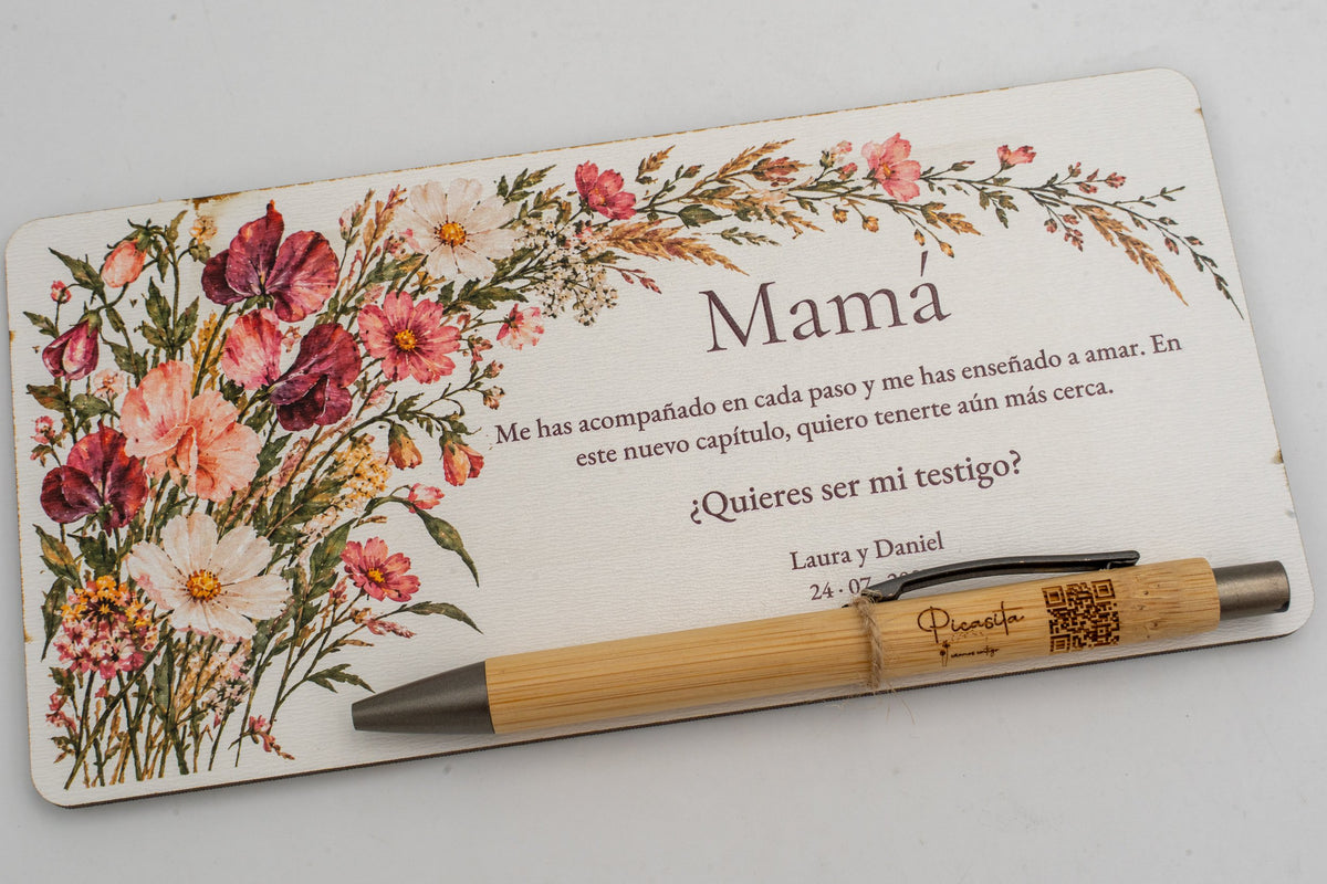 Queres ser a minha testemunha?