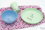 Set Vajilla Infantil Personalizada (Plato, Bol, Vaso)