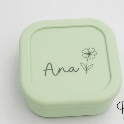 Tupper de Silicona Personalizado (Mediano - Cuadrado)