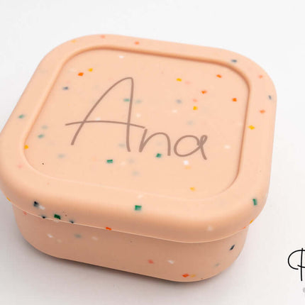 Tupper de Silicona Personalizado (Mediano - Cuadrado)