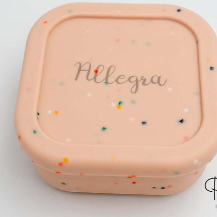 Tupper de Silicona Personalizado (Mediano - Cuadrado)