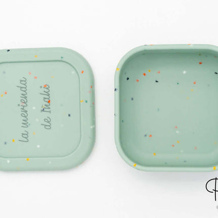 Tupper de Silicona Personalizado (Mediano - Cuadrado)