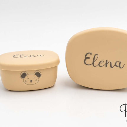 Tuppers de Silicona Personalizados Pequeños (2 Uds)