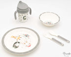 Vajilla Infantil Gamberritos Gris