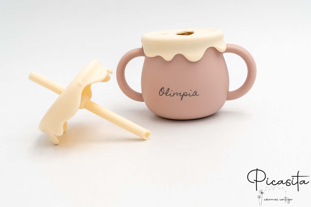 Vaso Para Niños Modelo Tarro de Miel